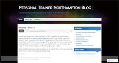 Desktop Screenshot of personaltrainernorthampton.wordpress.com