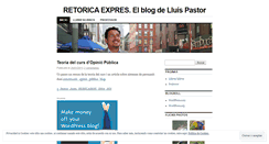 Desktop Screenshot of lluispastor.wordpress.com