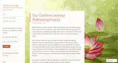 Desktop Screenshot of anthonysgarden.wordpress.com