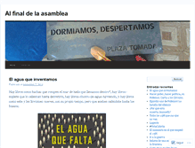 Tablet Screenshot of alfinaldelaasamblea.wordpress.com