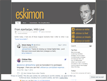 Tablet Screenshot of eskimon.wordpress.com