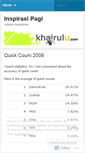 Mobile Screenshot of khairulu.wordpress.com