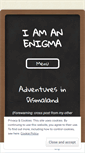 Mobile Screenshot of iamanenigma.wordpress.com