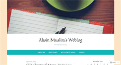 Desktop Screenshot of ahsinmuslim.wordpress.com