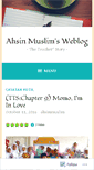 Mobile Screenshot of ahsinmuslim.wordpress.com