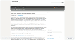 Desktop Screenshot of medyumlar.wordpress.com