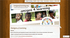 Desktop Screenshot of amigos4education.wordpress.com