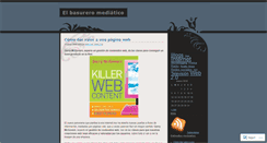 Desktop Screenshot of basureromediatico.wordpress.com