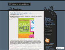 Tablet Screenshot of basureromediatico.wordpress.com