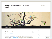 Tablet Screenshot of alaqsaschool.wordpress.com