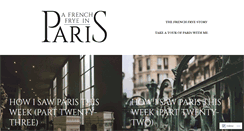 Desktop Screenshot of afrenchfryeinparis.wordpress.com