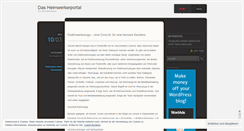 Desktop Screenshot of heimwerkerportal.wordpress.com