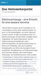 Mobile Screenshot of heimwerkerportal.wordpress.com