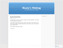 Tablet Screenshot of blusix.wordpress.com