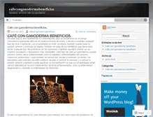 Tablet Screenshot of cafeconganodermabeneficios.wordpress.com