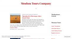 Desktop Screenshot of mouhoutours.wordpress.com