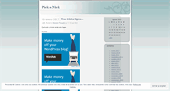 Desktop Screenshot of pickanick.wordpress.com