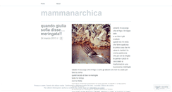 Desktop Screenshot of mammanarchica.wordpress.com