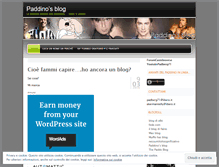 Tablet Screenshot of ilpaddino.wordpress.com