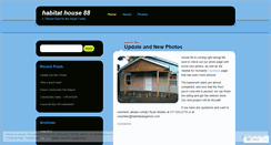 Desktop Screenshot of habitathouse88.wordpress.com