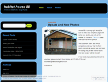 Tablet Screenshot of habitathouse88.wordpress.com