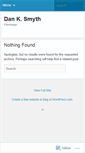 Mobile Screenshot of danpksmyth.wordpress.com