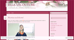 Desktop Screenshot of jelliclecouture.wordpress.com
