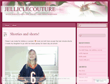 Tablet Screenshot of jelliclecouture.wordpress.com