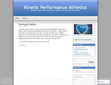 Tablet Screenshot of kpathletics.wordpress.com