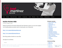 Tablet Screenshot of memorialjosemartinez.wordpress.com