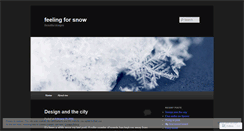 Desktop Screenshot of feelingforsnow.wordpress.com
