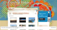 Desktop Screenshot of erinstravelsinturkey.wordpress.com