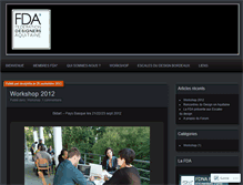 Tablet Screenshot of designfda.wordpress.com