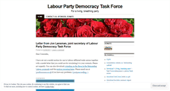 Desktop Screenshot of labourdemocracy.wordpress.com