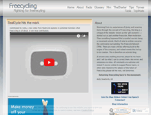 Tablet Screenshot of freecycling.wordpress.com