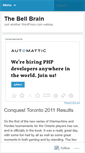 Mobile Screenshot of bellbrain.wordpress.com