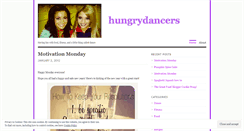 Desktop Screenshot of hungrydancers.wordpress.com