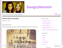 Tablet Screenshot of hungrydancers.wordpress.com