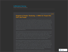 Tablet Screenshot of caffeinatedgaming.wordpress.com