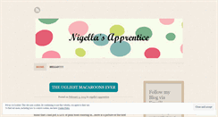 Desktop Screenshot of nigellasapprentice.wordpress.com