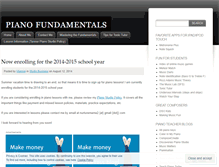 Tablet Screenshot of pianofundamentals.wordpress.com