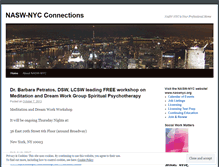 Tablet Screenshot of naswnyc.wordpress.com