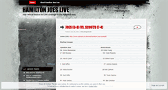 Desktop Screenshot of hamiltonjoes.wordpress.com