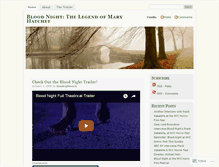 Tablet Screenshot of bloodnightmovie.wordpress.com