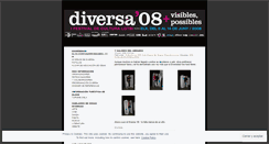 Desktop Screenshot of diversa08.wordpress.com
