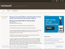 Tablet Screenshot of isamkaysi2.wordpress.com