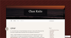 Desktop Screenshot of chanknits.wordpress.com