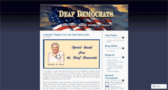 Desktop Screenshot of deafdemocrats.wordpress.com