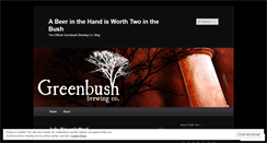 Desktop Screenshot of greenbushblog.wordpress.com