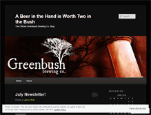 Tablet Screenshot of greenbushblog.wordpress.com